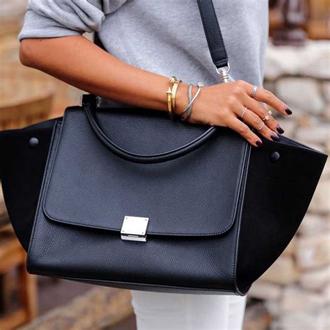 celine trapeze bag light blue|celine underarm bag.